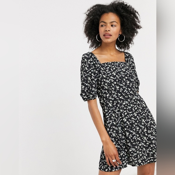 & Other Stories Floral Mini Dress, 4 - Picture 1 of 5